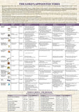 Dwell In The Land  2024-2025  / 5784-5785 Wall Calendar