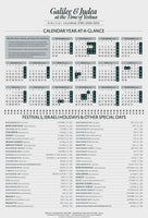 Galilee & Judea at the Time of Yeshua  2024-2025  / 5784-5785 Wall Calendar by FFOZ