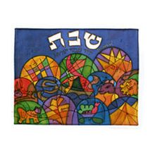 Emanuel Painted Silk Challah Cover - The Twelve Tribes