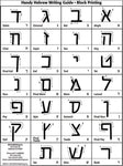 Handy Hebrew Writing Guide by EKS Publishing