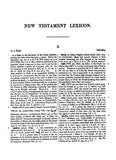 Thayer's Greek-English Lexicon of the New Testament