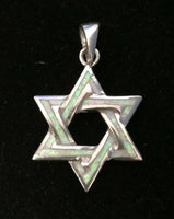 "Star of David" with White Opal fill*