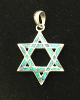 "Star of David" with Blue Opal fill**