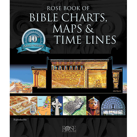 Book of Bible Charts, Maps and Time Lines - Rose