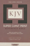 KJV Super Giant Print Reference Bible, Imitation leather, black