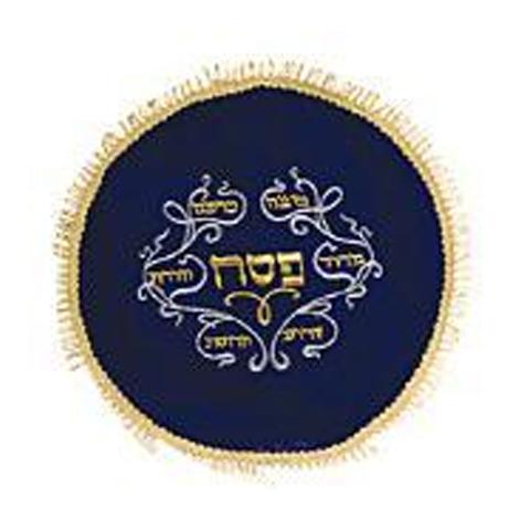 Black Velvet Passover Plate Cover
