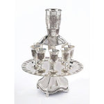 Pewter Wine Fountain & Cups