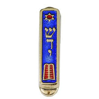 10 Commandments Brass Car Mezuzah