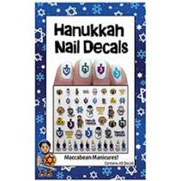 Hanukkah Fingernail Decals - Maccabean Manicures