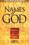 Names of God Pamphlet