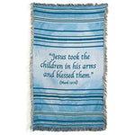 Small Blue Children's Scripture Blanket