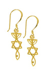Messianic Roots Gold-Plated Earrings