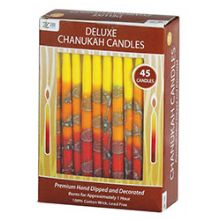 Multi Colored Chanukah Candles