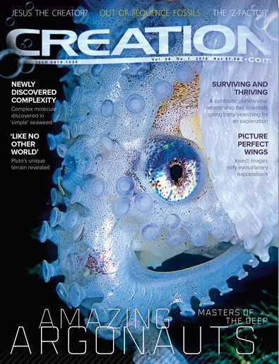 Creation Magazine:  Amazing Argonauts  (Issue 38:1)