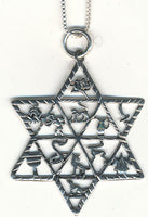 12 Tribes Star of David Necklace
